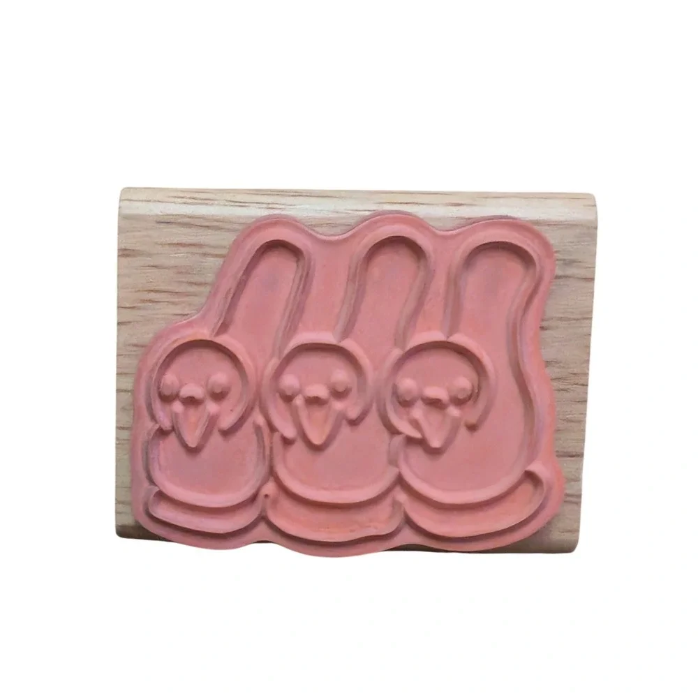 Canadian Maple Collection Wood Rubber Stamps Halloween Cat Duck School 90s Style